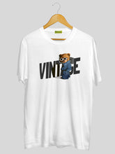 Men's White VINTAGE Printed T-shirt