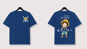Kid Luffy Short Sleeves Anime Tshirt (One Piece)