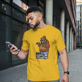 Bear With Radio Printed T-shirt