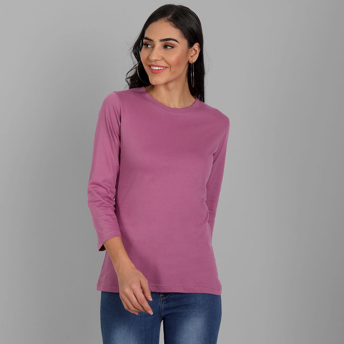 Onion Color 3/4th Sleeve T-shirt