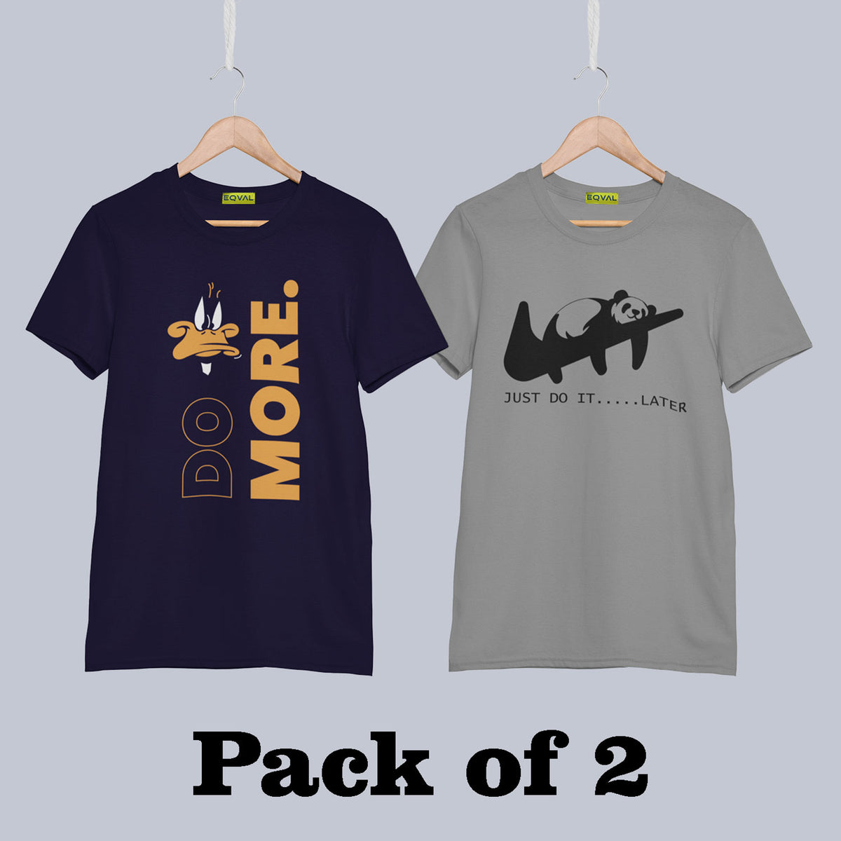 Printed T-shirt Combo Pack of 2