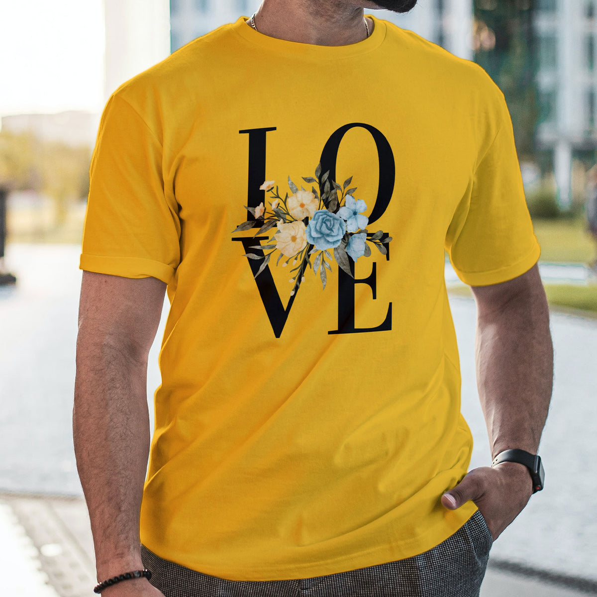 Love Printed T-shirt For men