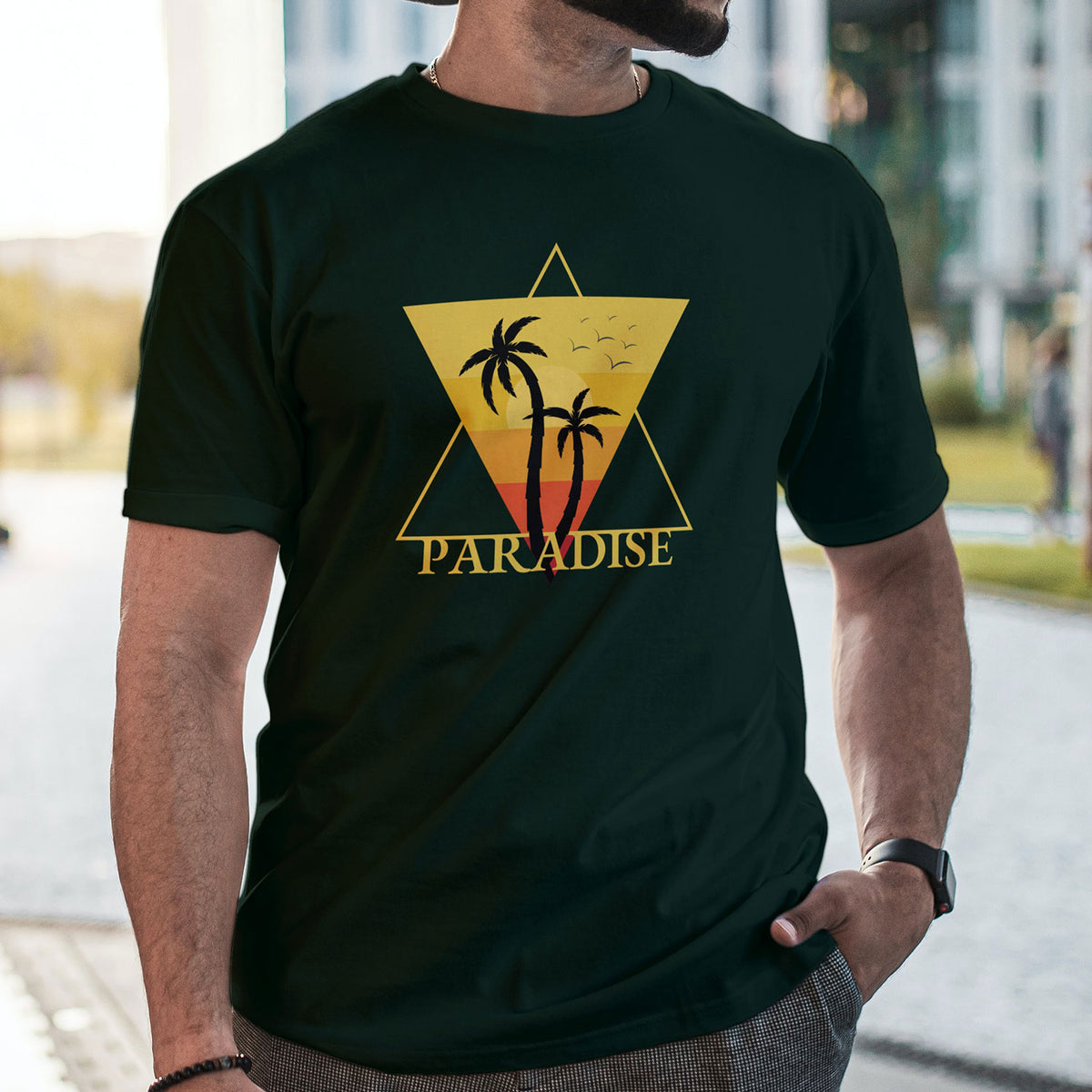 Paradise Printed T-shirt For Men