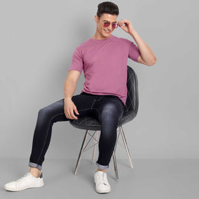 Plain T-shirt Combo For Men Maroon And Onion
