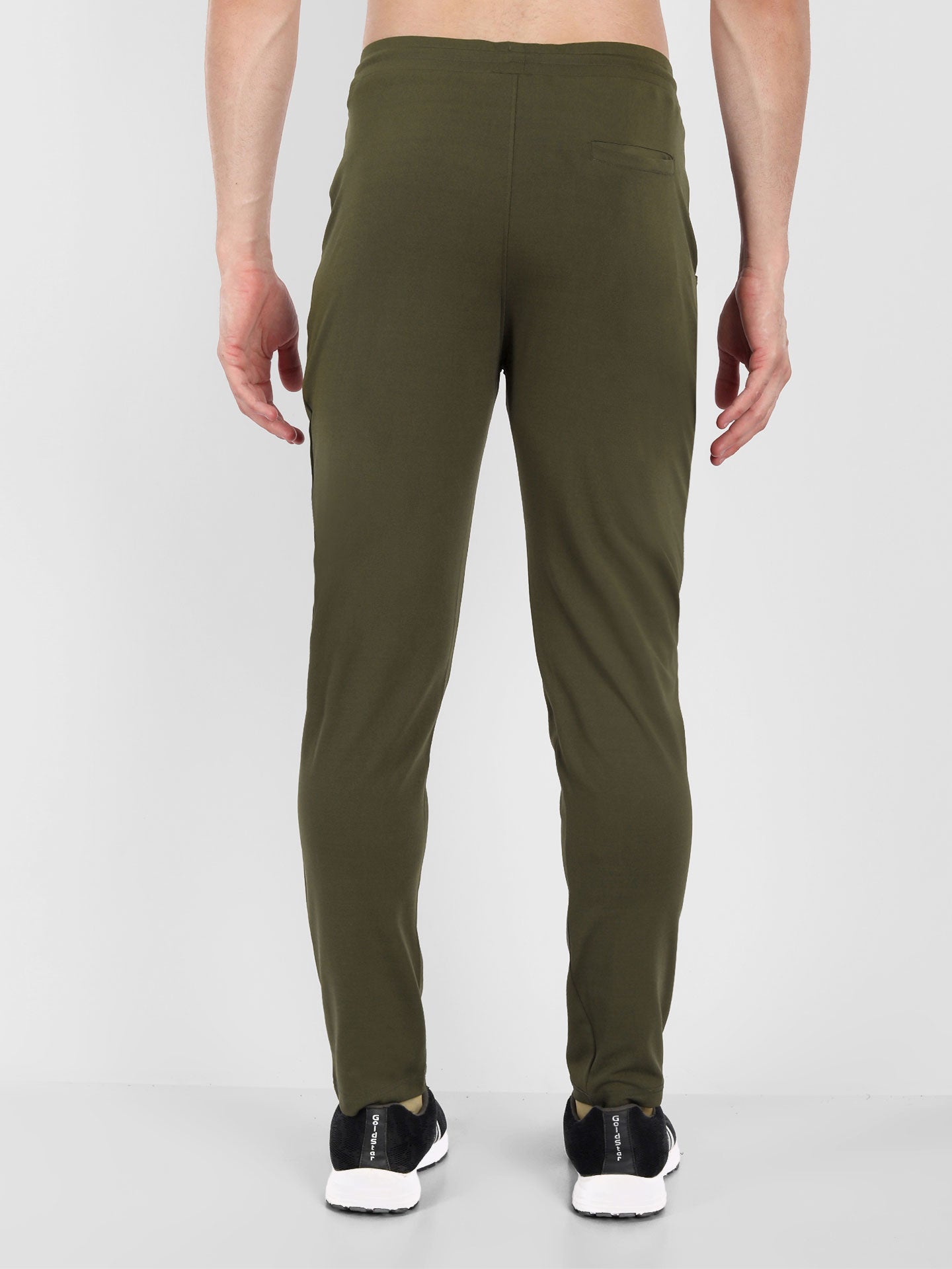 Ajile by Pantaloons Olive Green Slim Fit Printed Joggers