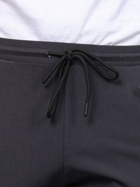 Men's Grey Lycra Trackpants