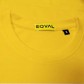 Men's Yellow Strong Printed Full-Sleeve T-shirt